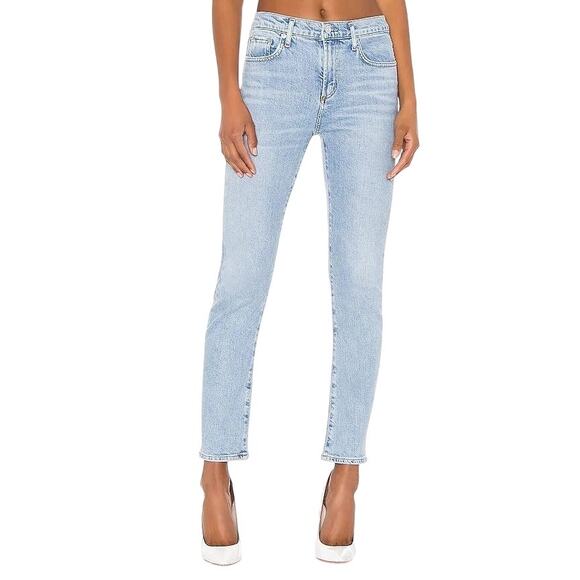 Agolde Denim - AGOLDE Toni Mid-Rise Skinny Jeans Light Wash Women’s 28 Sustainable Luxury Clean
